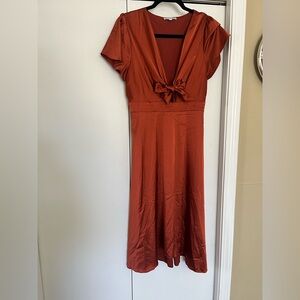 Baltic Born Rust Midi Dress
